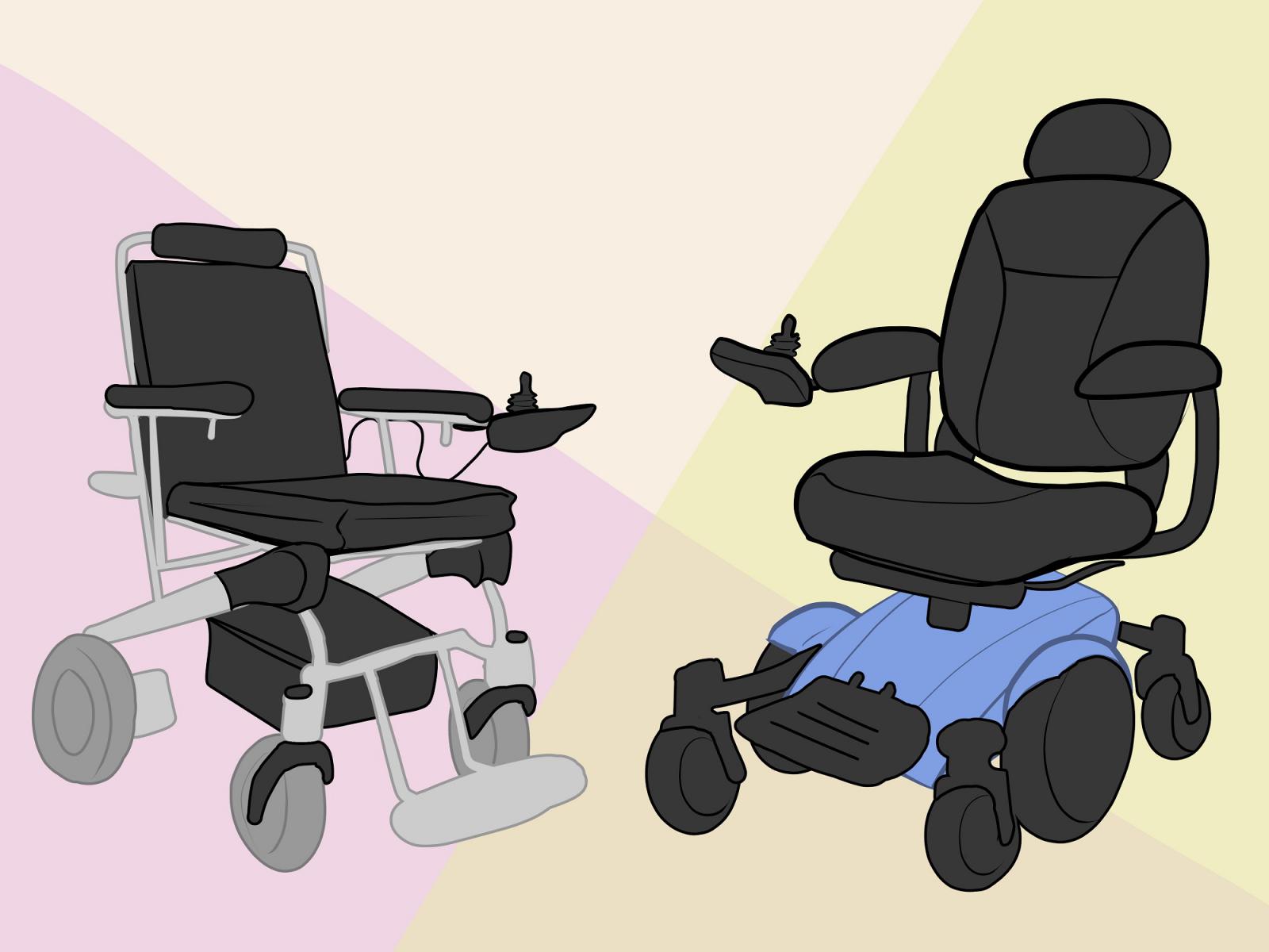 Image of power wheelchairs.